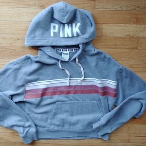 VS PINK cropped hoodie
